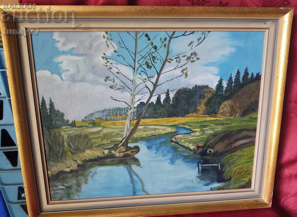 Beautiful oil painting on canvas