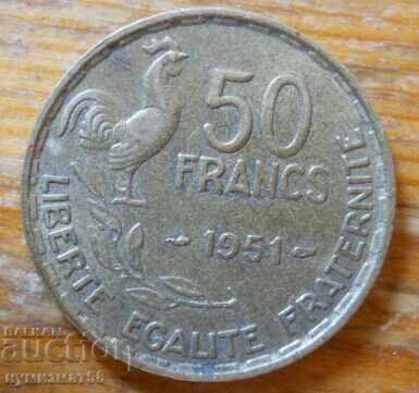50 francs 1951 - France 50 francs 1951 - France
