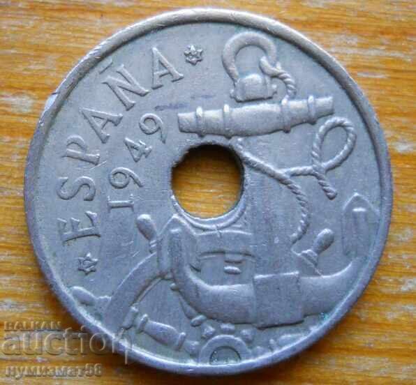 50 сентимос 1949 г. - Испания с цена € 0.50 | 0.98 лв.