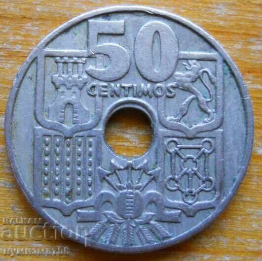 50 сентимос 1949 г. - Испания