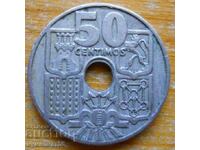 50 centimos 1949 - Ισπανία