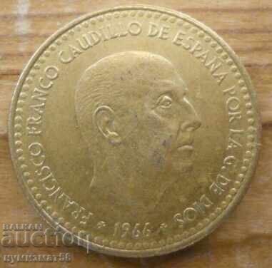 1 песета 1966 г. - Испания с цена € 0.30 | 0.59 лв.