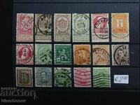 Belgia, 1862 - 1925, urme de șarniere filatelice