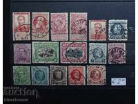 Belgia, 1862 - 1925, urme de șarniere filatelice