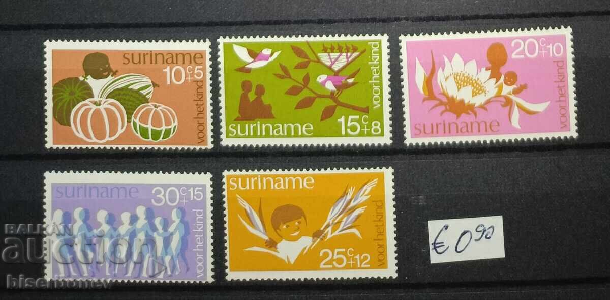 Surinam, 1966 - 1967, gumă originală