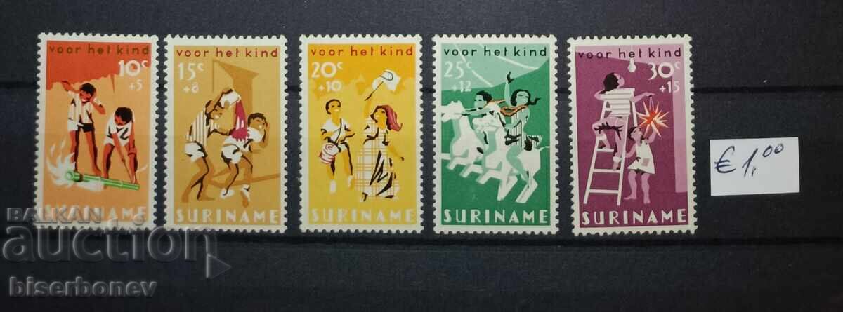 Surinam, 1966 - 1967, gumă originală