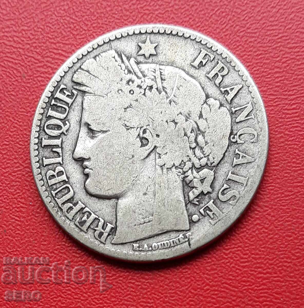 France-2 francs 1870 K Bordeaux-rare with price € 23.00 | 44.98 BGN