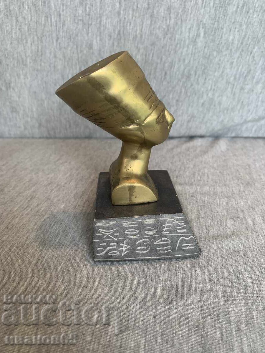 Statuie veche din bronz Nefertiti - 5 Statuie veche din bronz Nefertiti - 5