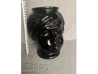 Vase in the shape of a head