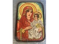 Icoană ortodoxă Iisus Hristos Fecioara Maria