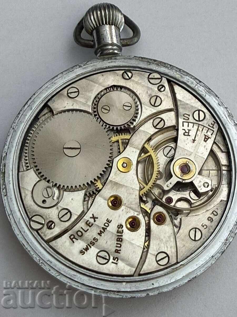 Vintage ρολόι τσέπης Rolex - στρατιωτικού τύπου, 1940 με τιμή € 2999.00 | 5865.56 BGN