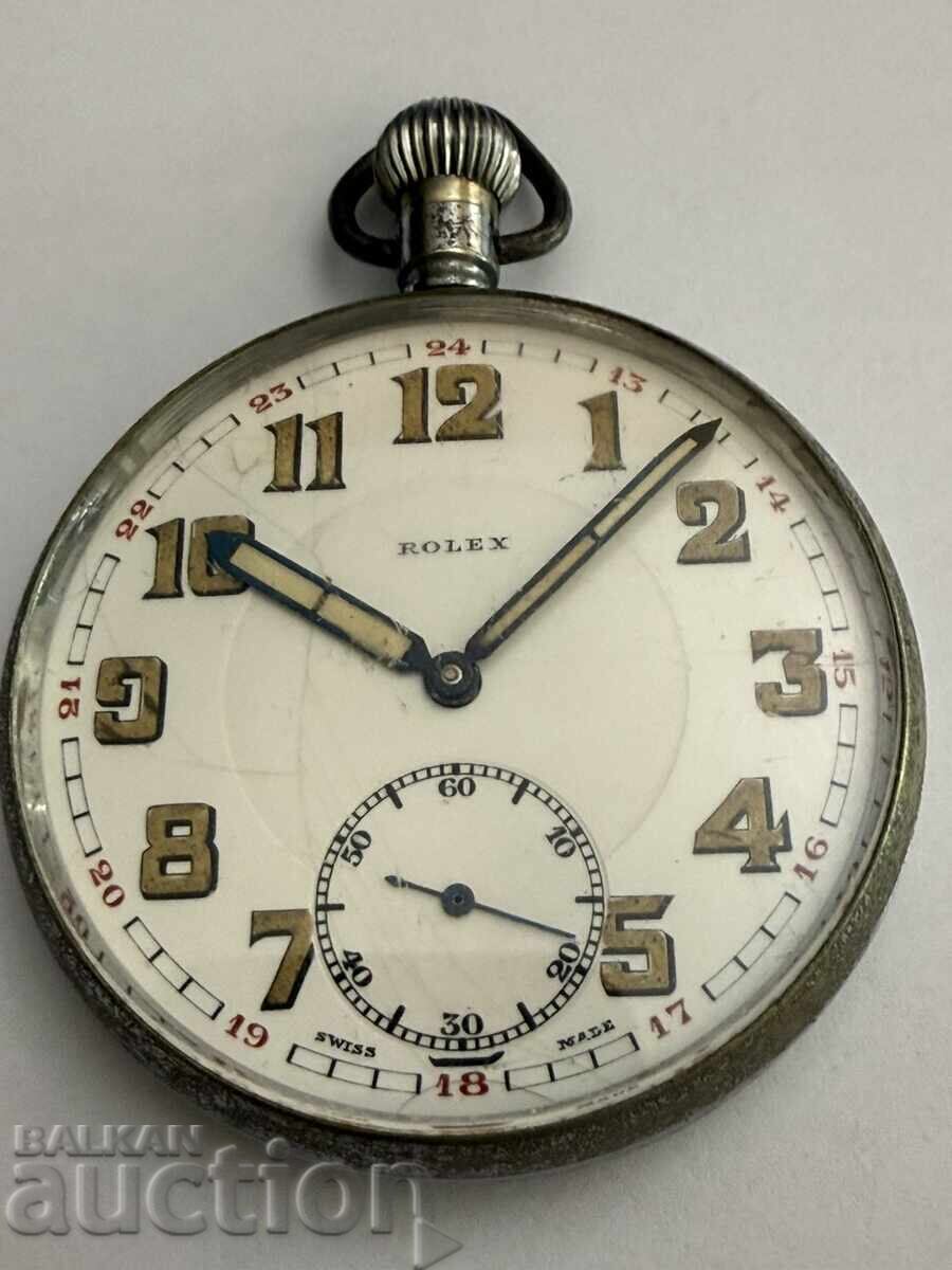 Vintage ρολόι τσέπης Rolex - στρατιωτικού τύπου, 1940