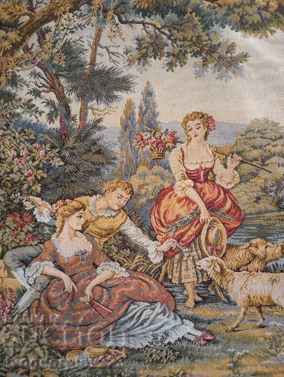 Goblen franțuzesc, covor de perete cu preț € 50.00 | 97.79 BGN Goblen franțuzesc, covor de perete cu preț € 50.00 | 97.79 BGN