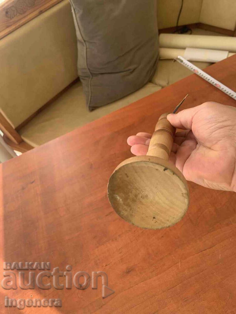 FIGURINĂ SOLDAT DIN LEMN PIROGRAVAT - 6