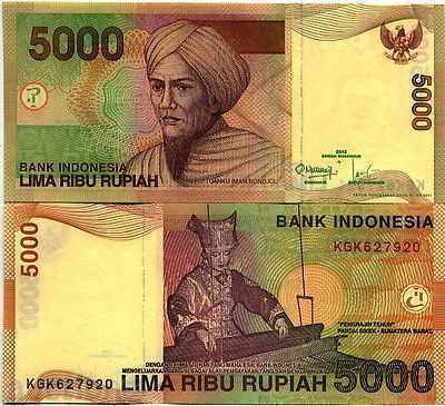 Zorba TOP LICITAȚII INDONEZIA 5000 rupii 2012 UNC