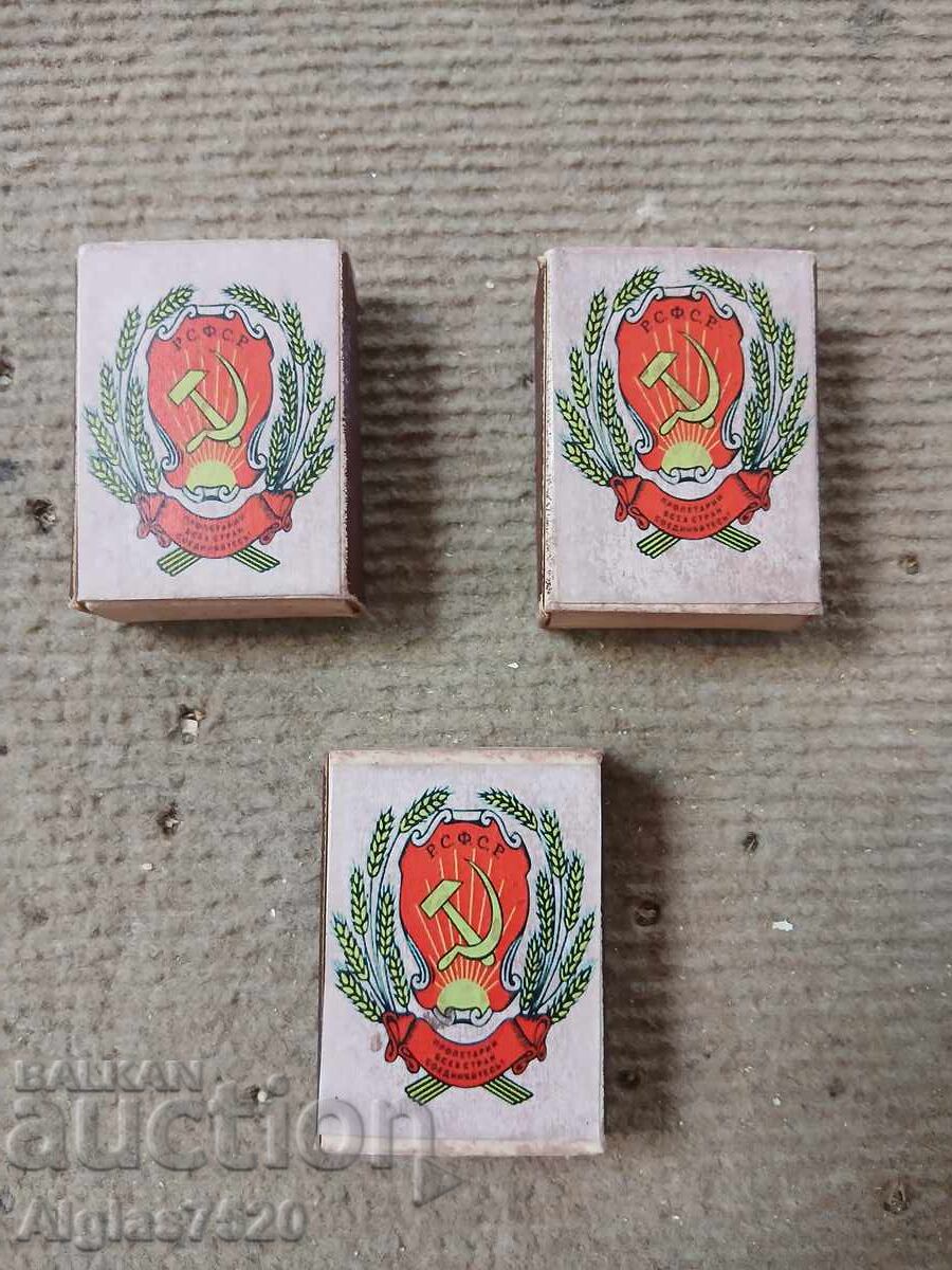 Chibrituri rusești, originale cu preț € 5.00 | 9.78 BGN