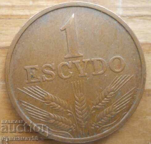 1 escudo 1972 - Portugalia