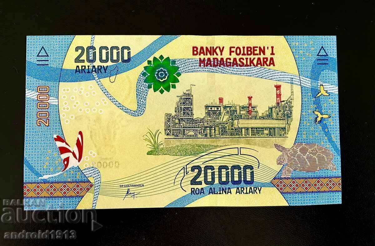 Auction MADAGASCAR - TOP PRICE!! 20000 ARIARY 2017, UNC Auction MADAGASCAR - TOP PRICE!! 20000 ARIARY 2017, UNC