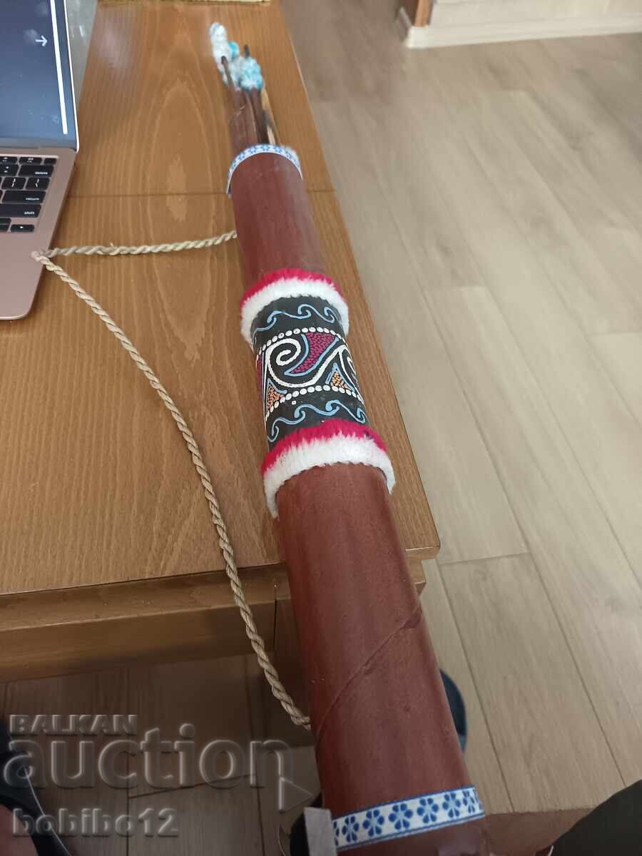 Livrarea Decorativ tolba indiană cu nouă săgeți