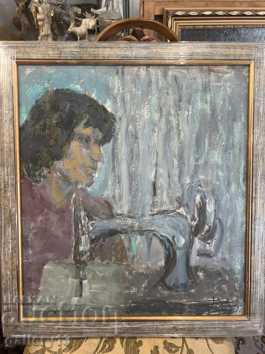 Elza Goeva Tablou „Vechea mașină de cusut” 53/47