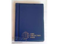 Clasor pentru monede, album pentru monede, 120 buzunare /c