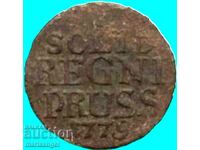 1 Șiling 1775 Prusia Germania 1 Solid