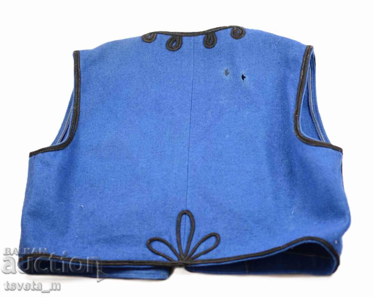 Antique wool men's / children's vest with braid folk costume with price € 10.00 | 19.56 BGN