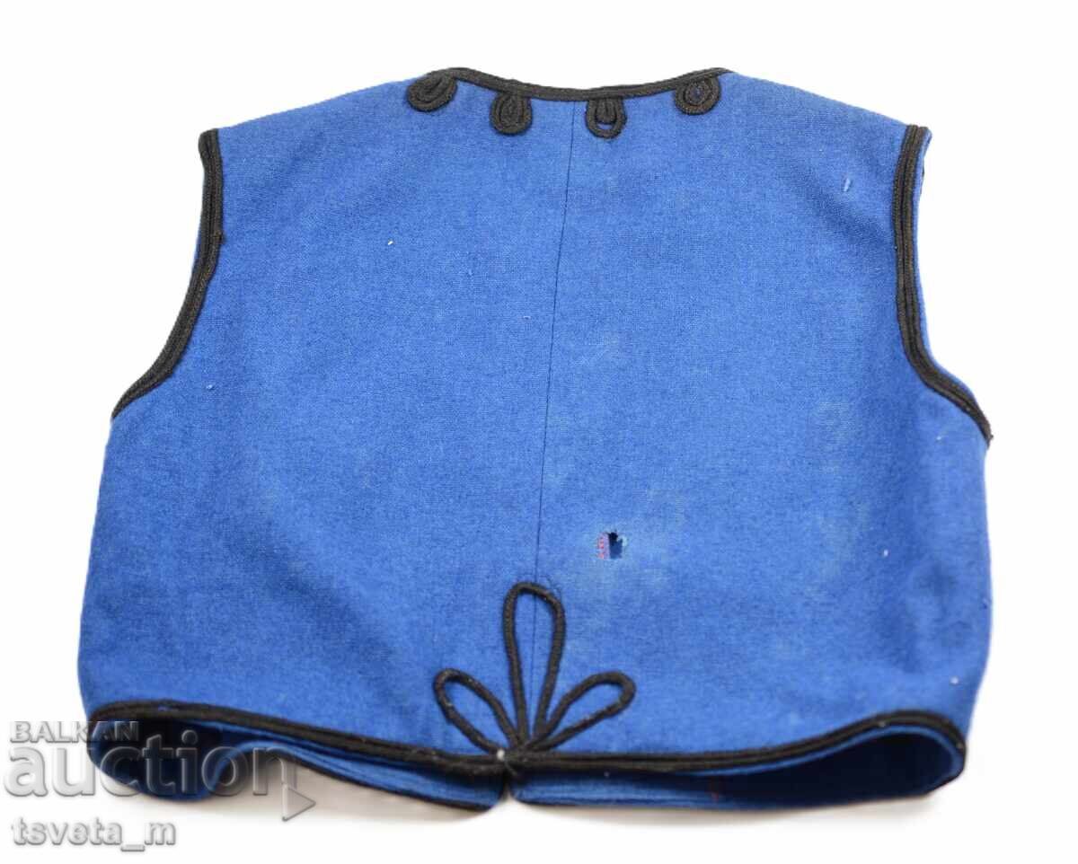 Antique wool men's / children's vest with braid folk costume with price € 10.00 | 19.56 BGN