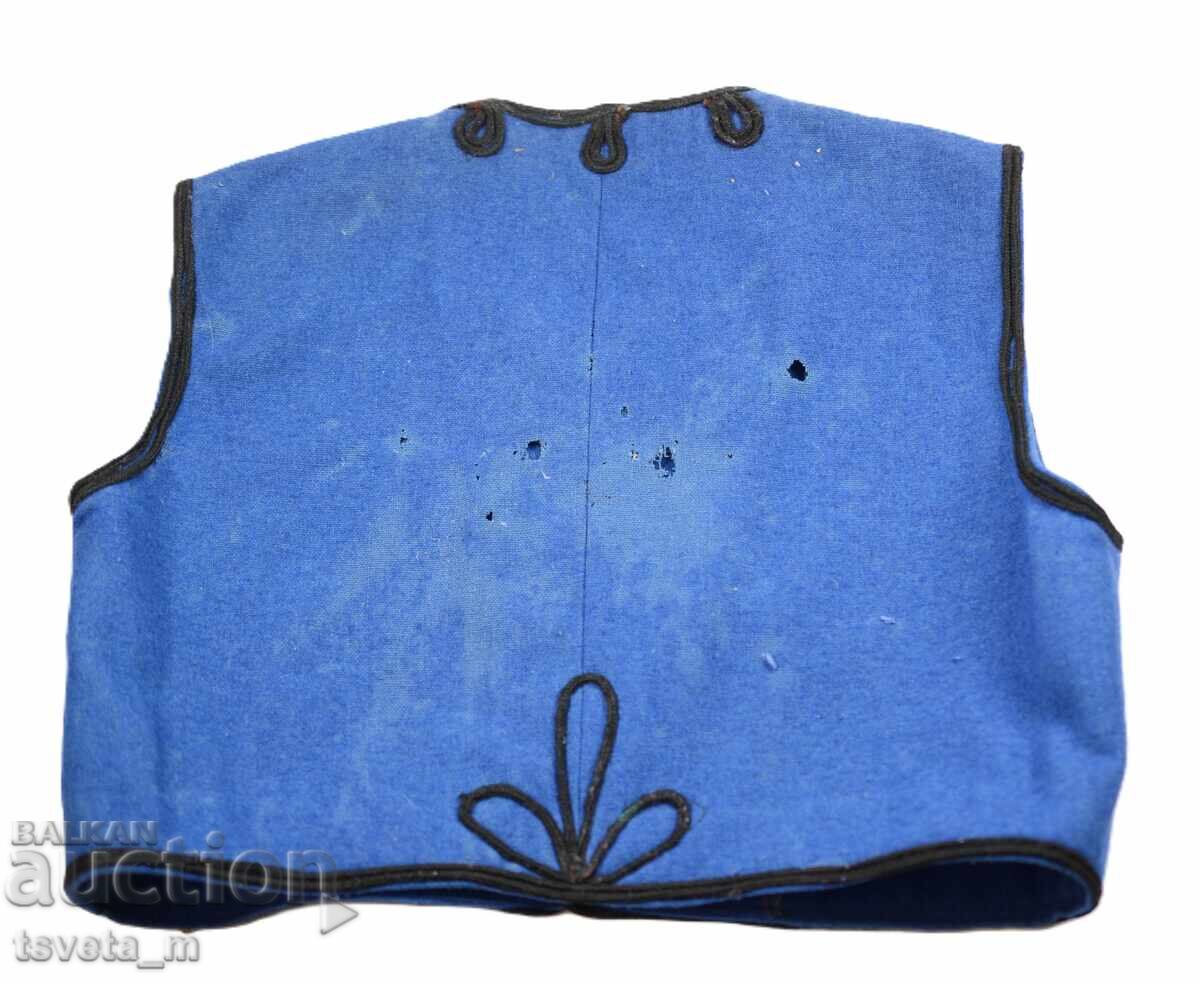 Antique wool men's / children's vest with braid folk costume with price € 10.00 | 19.56 BGN