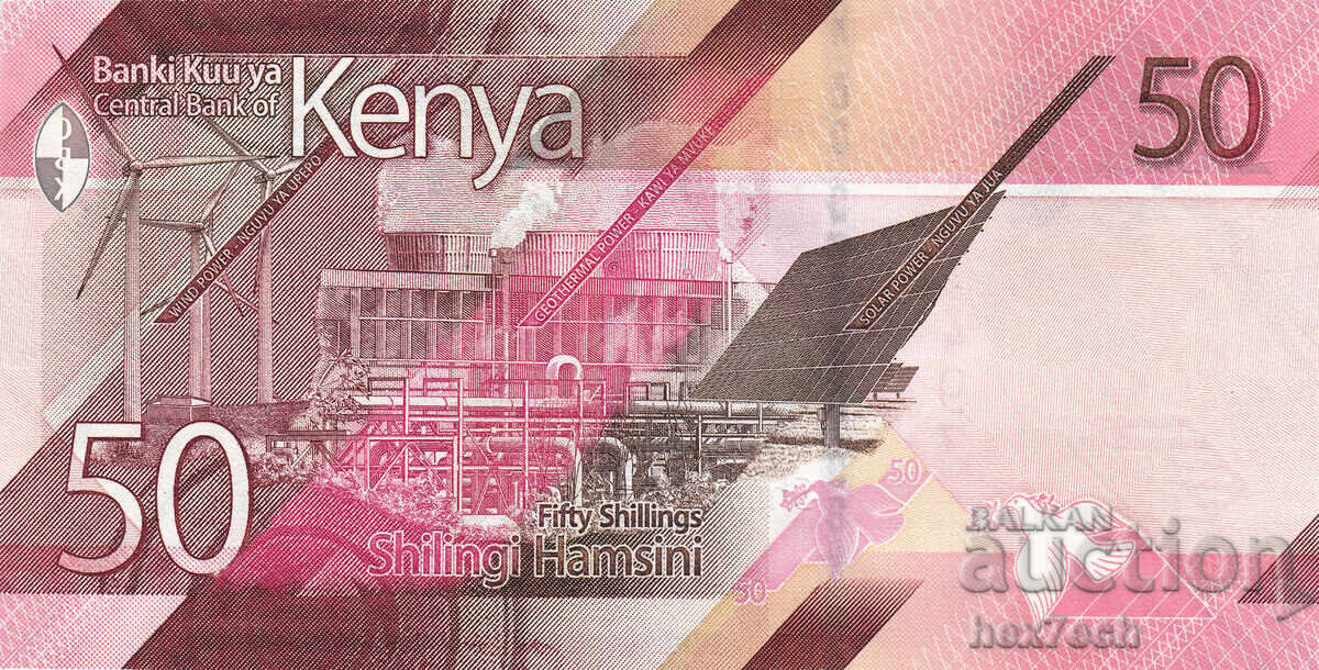 Licitație ❤️ ⭐ Kenya 2019 50 de șilingi UNC nou ⭐ ❤️