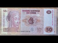 Congo 50 franci 2022 UNC