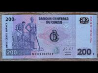 Конго 200 франка 2013 година UNC