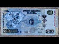 Κονγκό 500 φράγκα 2013 UNC
