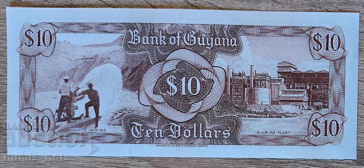 Guyana 10 dolari 1989-1992 UNC cu preț € 1.80 | 3.52 BGN