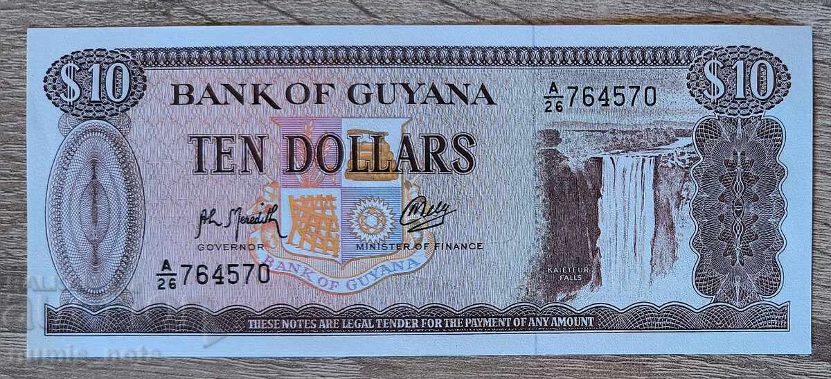 Guyana 10 dolari 1989-1992 UNC