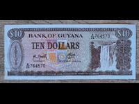 Guyana 10 dolari 1989-1992 UNC