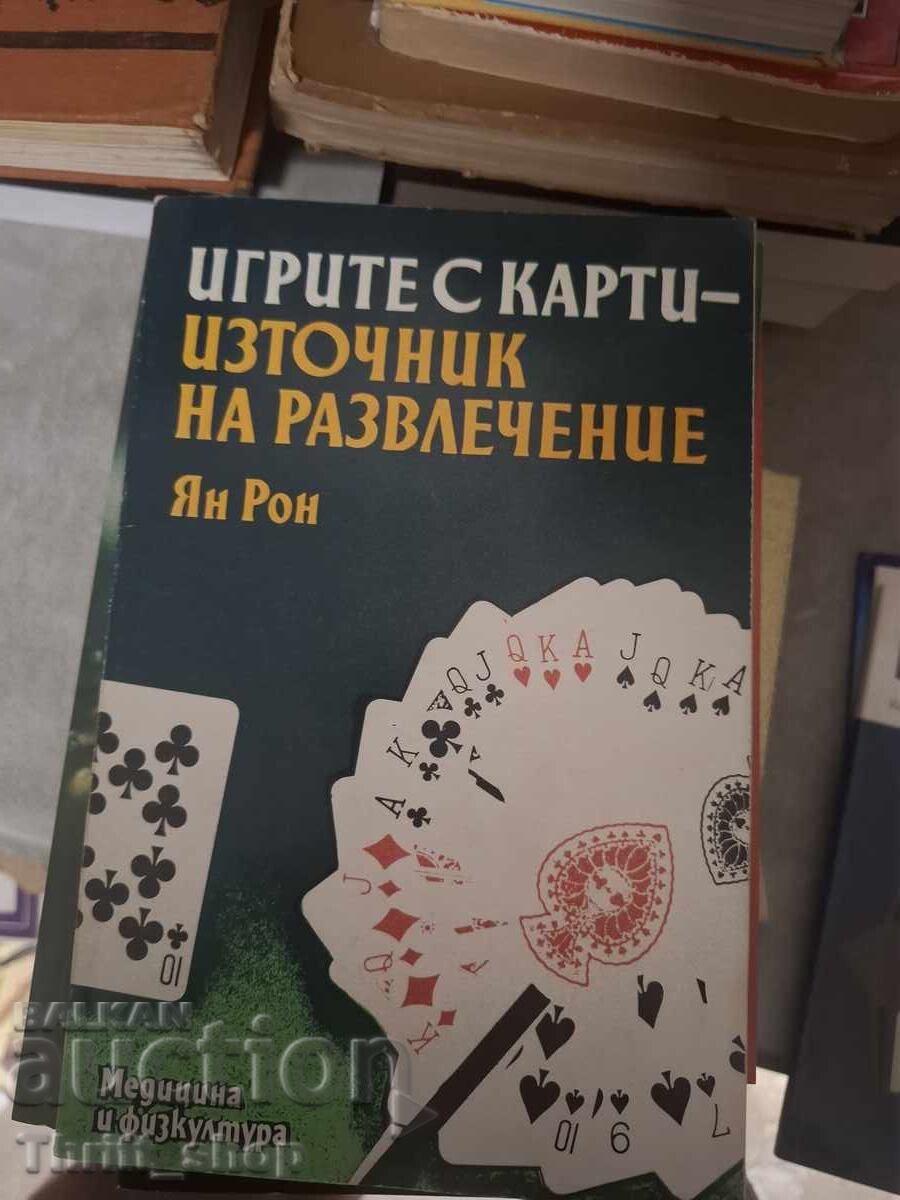 Card games a source of entertainment Jan Ron