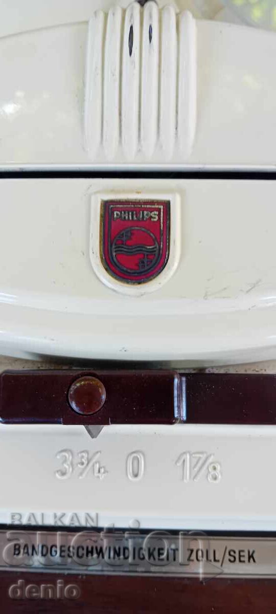 Μαγνητόφωνο μπομπίνας Phillips, 1955, σε άριστη κατάσταση - 6