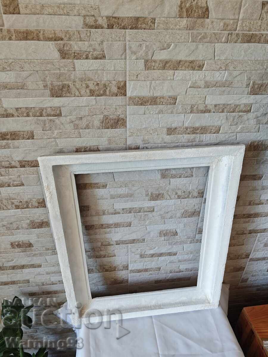 Livrarea Ramă veche din lemn pentru tablou - 61/52 cm
