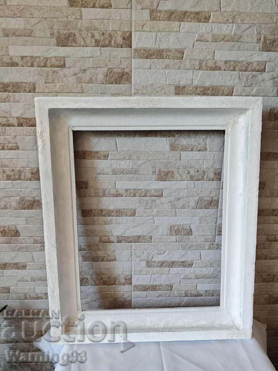 Ramă veche din lemn pentru tablou - 61/52 cm - 5