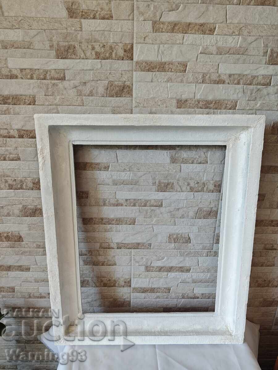 Ramă veche din lemn pentru tablou - 61/52 cm