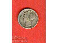 SUA 10 cenți - 1 dime emisiune 1943 ARGINT
