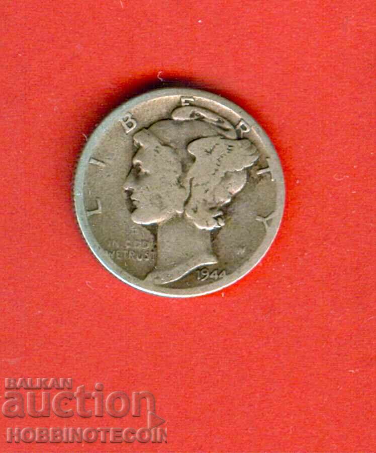 SUA 10 cenți - 1 dime emisiune 1944 ARGINT SUA 10 cenți - 1 dime emisiune 1944 ARGINT