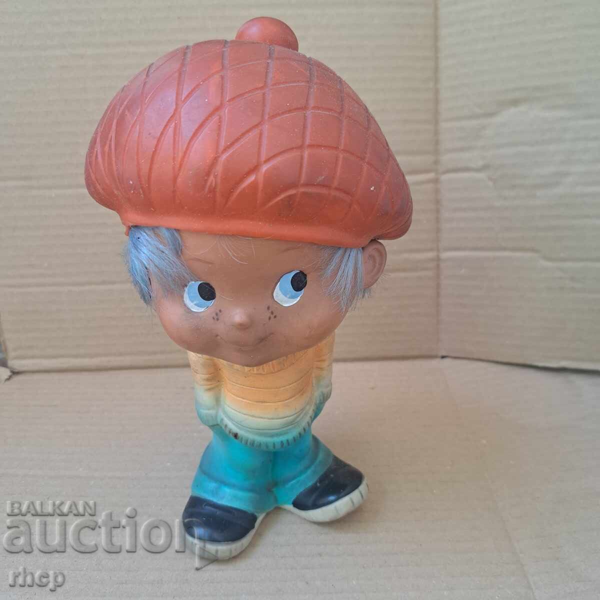 Old Soviet rubber toy boy with price € 20.00 | 39.12 BGN