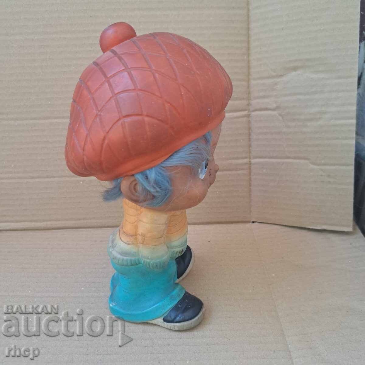 Auction  Old Soviet rubber toy boy