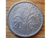 20 centimes 1941 - French Indochina