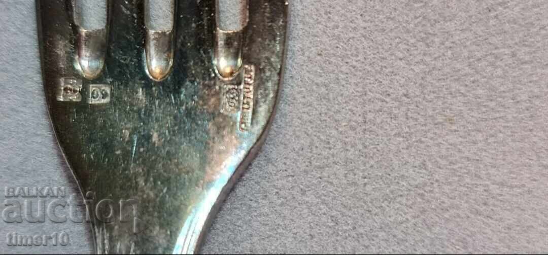 Delivery of Christofle Lilly Pattern Silverplate Spoon/Fork Set