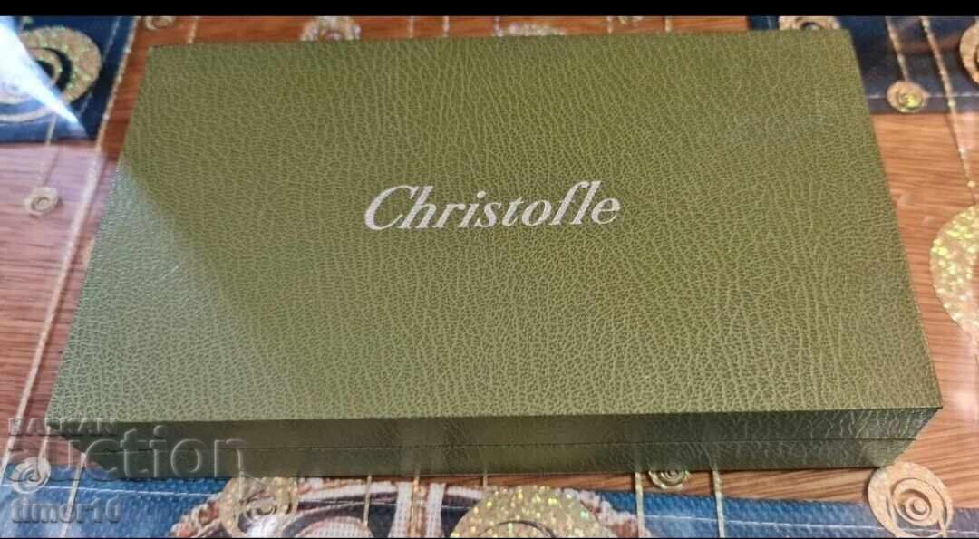 Christofle Lilly Pattern Silverplate Spoon/Fork Set - 6