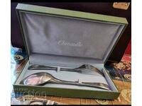 Комплект лъжици/вилици Christofle Lilly Pattern Silverplate
