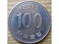 100 вон 2013 г  - Южна Корея